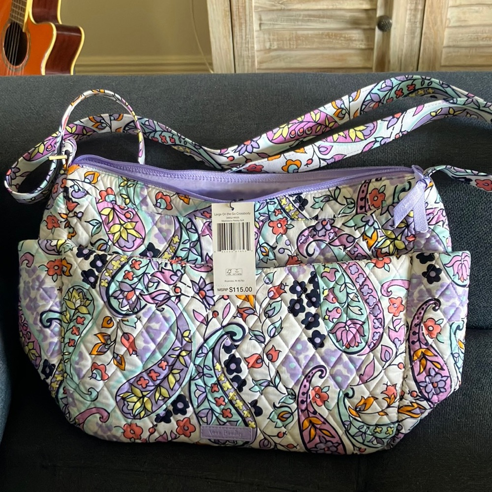 Vera Bradley large on the go crossbody